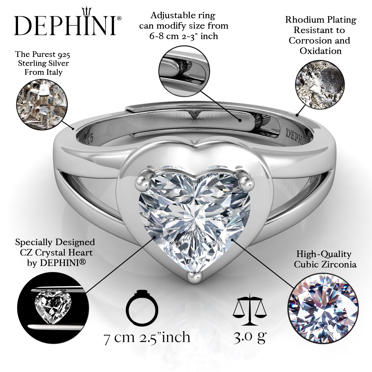 Heart earrings and ring set deals
