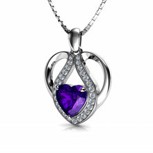 Load image into Gallery viewer, DEPHINI - purple necklace for Women - 925 sterling silver pendant