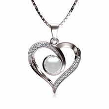 Load image into Gallery viewer, 14k white gold pearl necklace