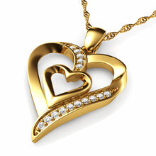 Load image into Gallery viewer, Gold Heart Necklace