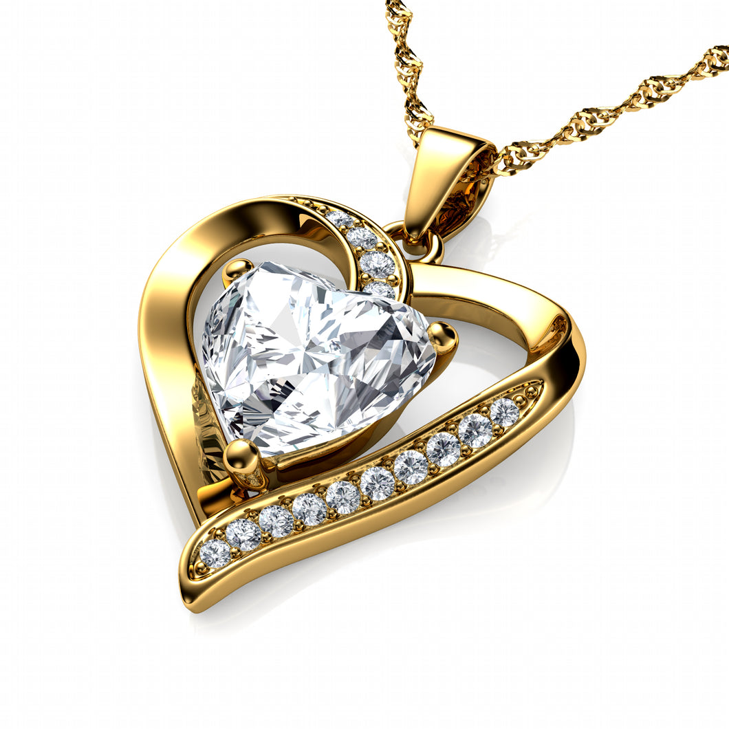 Gold Heart Pendant