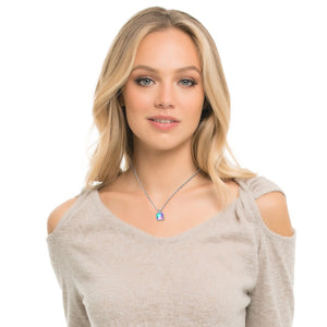 Rainbow necklace for women