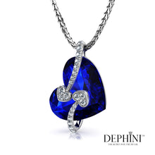 Load image into Gallery viewer, Depnini Blue Heart Necklace