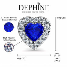 Load image into Gallery viewer, Blue Heart Earrings for girls
