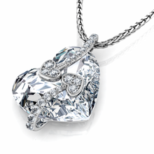 Load image into Gallery viewer, Crystal Heart Necklace