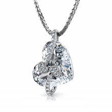 Load image into Gallery viewer, Crystal Heart Necklace dephini