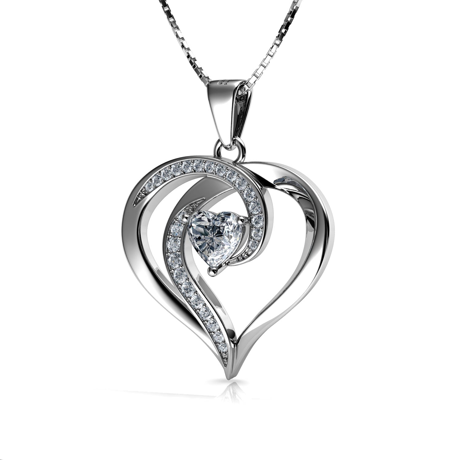 Huggies met zirkonia - 925 zilver Huggies met zirkonia - 925 zilver