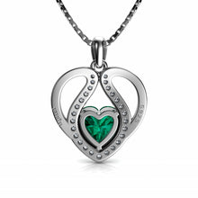 Load image into Gallery viewer, green necklace for wife