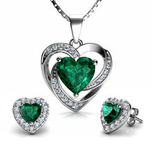 Load image into Gallery viewer, Green Jewellery Set