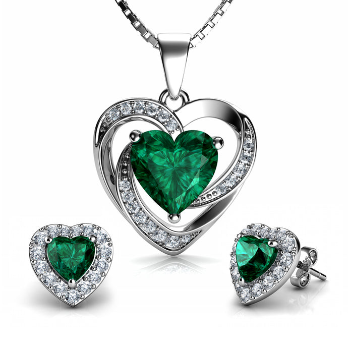 Green Jewellery Set