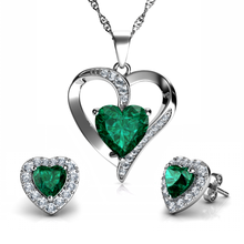 Load image into Gallery viewer, Green Jewellery SET
