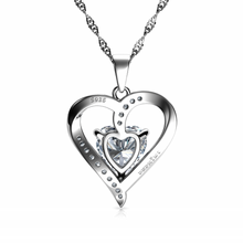 Load image into Gallery viewer, Silver heart Necklace pendant