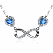 Load image into Gallery viewer, Infinity heart Necklace