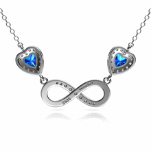 Load image into Gallery viewer, Infinity blue Necklace