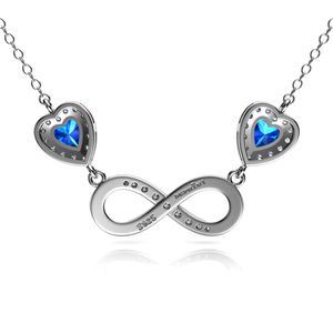 Infinity blue Necklace