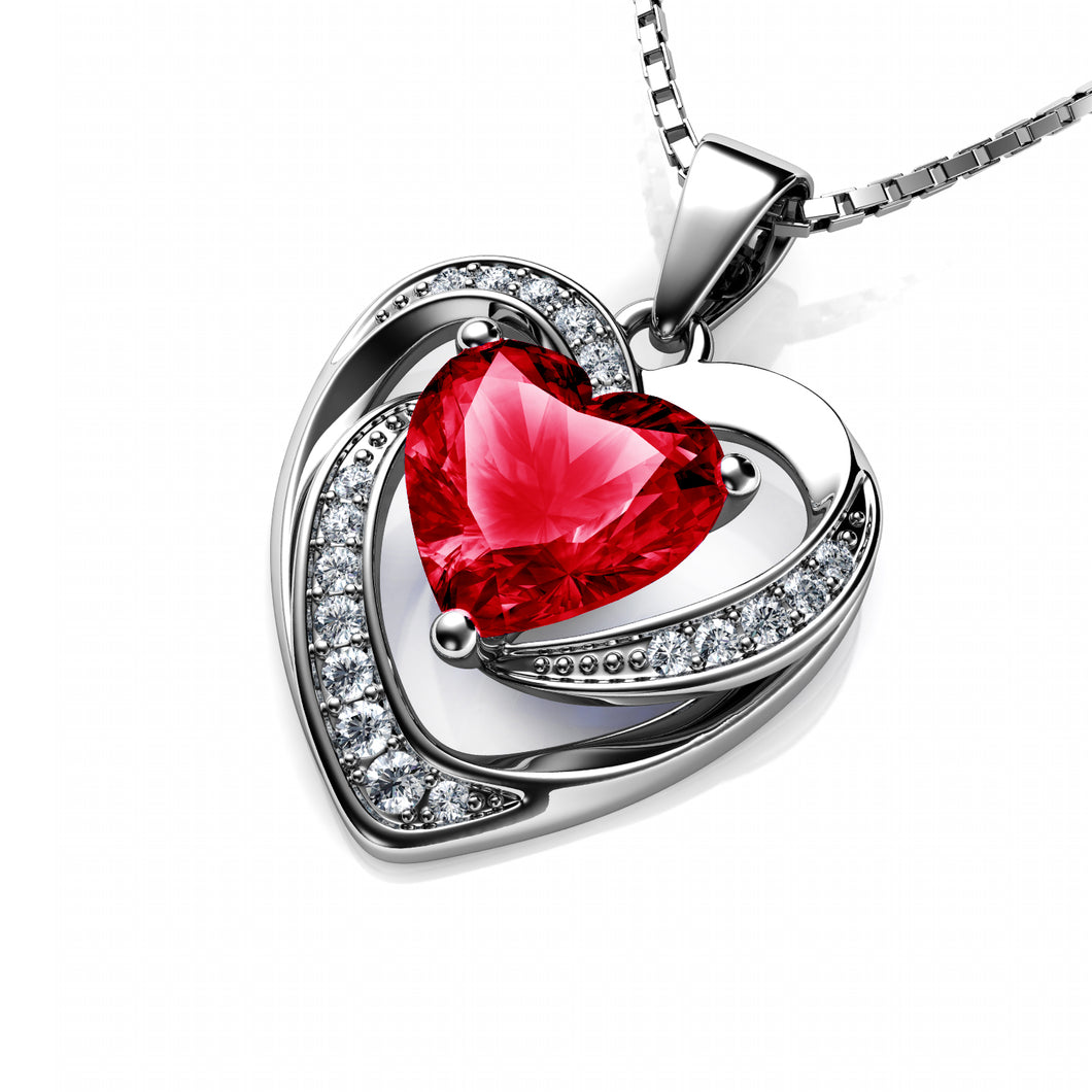 Red Heart Necklace