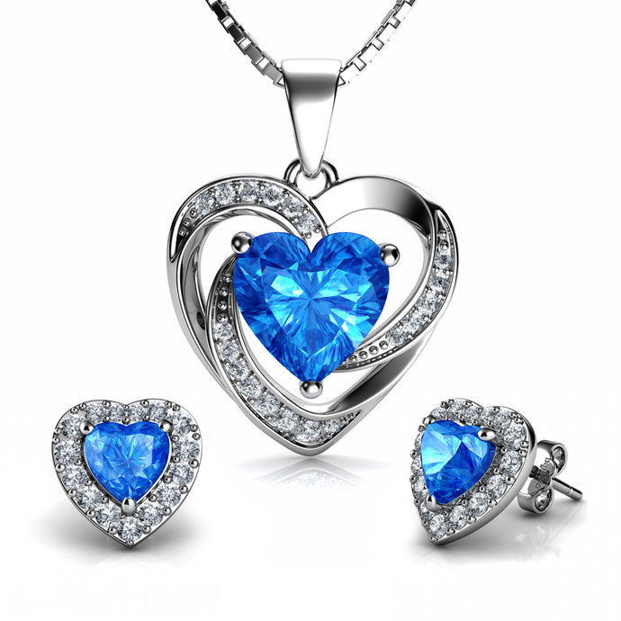 Heart Jewellery Set