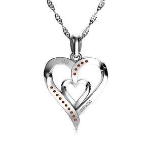 Double Heart Necklace