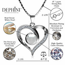 Load image into Gallery viewer, Heart Pearl pendant