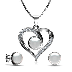 pearl jewellery set