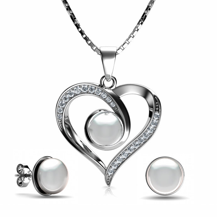 pearl jewellery set