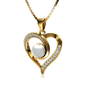 Gold Pearl Pendant