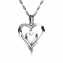 Load image into Gallery viewer, Double Heart Necklace