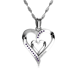Double Heart Necklace