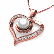 Load image into Gallery viewer, Rose Pearl Necklace