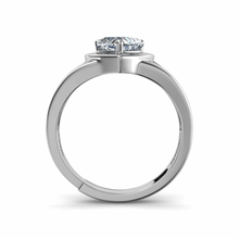 Load image into Gallery viewer, DEPHINI Luxury heart ring - 925 sterling silver CZ - Engagement ring for woman