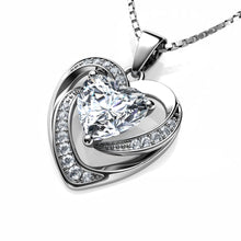 Load image into Gallery viewer, White Heart Necklace