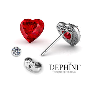 Heart Stud Earrings