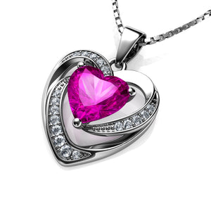 pink heart pendant