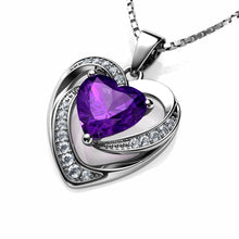 Load image into Gallery viewer, Purple Heart Pendant