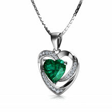 Load image into Gallery viewer, double heart necklace
