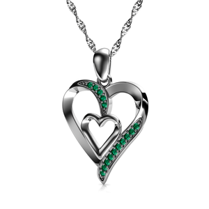 Double Heart Necklace