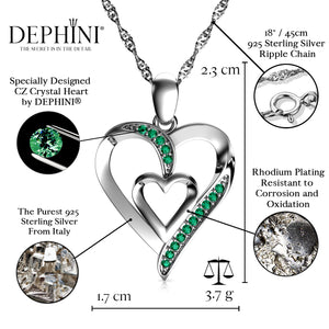Double Heart Necklace