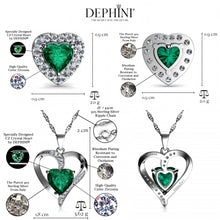 Load image into Gallery viewer, Green Jewellery hearts