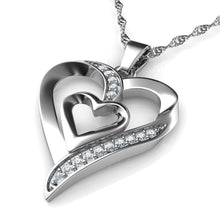 Load image into Gallery viewer, Double Heart necklace