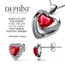 Load image into Gallery viewer, Heart Red Jewellery Set