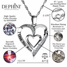 Load image into Gallery viewer, I love you Mom Pendant