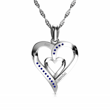 Load image into Gallery viewer, Double Heart Necklace