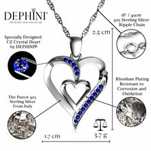 Load image into Gallery viewer, Double Heart Necklace