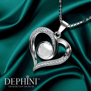 Pearl Heart Necklace Dephini