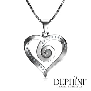 heart Spiral necklace