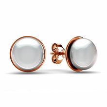 Load image into Gallery viewer, Rose Pearl Earrings