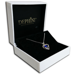 Luxury Blue Heart Necklace