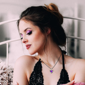 Purple Jewellery necklace