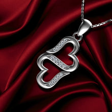Load image into Gallery viewer, Two Heart Necklace