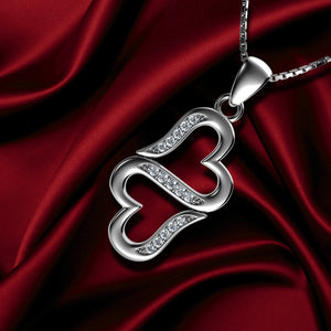 Two Heart Necklace